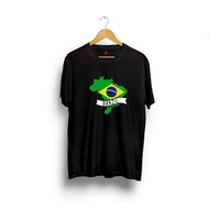 Brazil T-shirt Map Flag Souvenir T-shirt Souvenir Brazil viral Map Ligar24 Tshirt