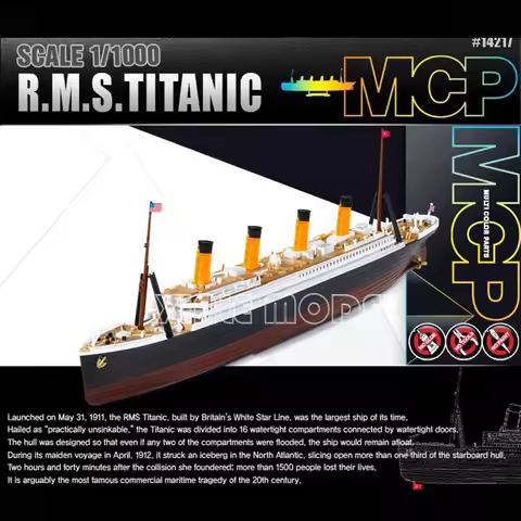 Academy Ship Model Kit 14217 RMS Titanic 1/1000