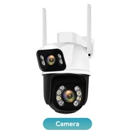 Hamrol Kamera Pelacakan Otomatis Dual Lensa 8MP 4K WiFi Tahan Air IP66 dengan Deteksi Gerak dan Visi