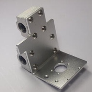 3D D列印機Reprap Prusa i3 X軸遠程近程打印頭鋁合金安裝座