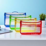 A-ZAHRA 2-BUTTON ZIPPER MAP F4 SIZE ZIPPER NET MAP/