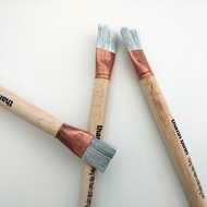 Wooden Handle Iron Brush - Iron Brush Rust Brush Industrial Iron Brush Wooden handle, easy to hold a