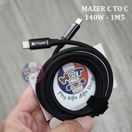 Mazer 140W 1.5m C to C umbrella-covered fast charging cable (nobox)