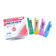 E4980A Eras 0.5mm Metallic Lead, Less Smudge, Easy to Store, Dark Color, Dark Pencil Lines, Easy to 