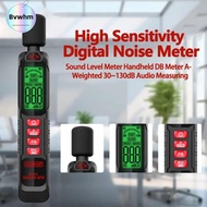 BVWHM Noise Meter, Windproof 30-130dB Sound Level Meter, Professional 125Hz-8KHz Digital Display Dec
