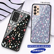 Softcase Glass Kaca SAMSUNG A33(5G) A53(5G) - Casing hp SAMSUNG A33(5G) A53(5G) [ S43 ].
