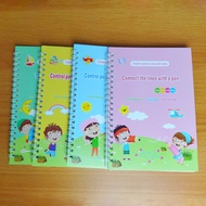PAKET 12 Buku Sank Magic Copy Book Preschool Arabic Hijaiyah Magic Copy Book Buku Ajaib Buku Latihan