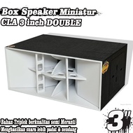 CLA 3 INCH Double White Miniature 3 inch speaker box