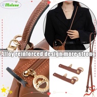 MELENE Handbag Belts, Replacement Transformation Genuine Leather Strap, Crossbody Bags Accessories Punch-free Conversion Alloy reinforcement Hang Buckle for Longchamp