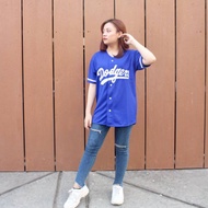 Dodgers Baseball Jersey persibbiru