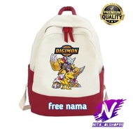 Digimon backpack Digimon rumble arena children's bag