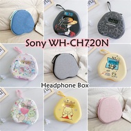 READY STOCKFor Sony WH-CH720N Headphone Case Cartoon Creative Patterns Headset Earpads Storage Bag C