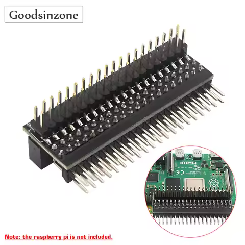 Raspberry Pi 4 Model B 4B 40pin GPIO 1 to 2 Expansion Board Micro Connectors 2x20pin Dual Male Heade