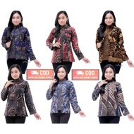 Batik Wanita Kekinian Blouse Batik Bolero Batik Kombinasi