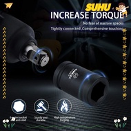 SUHU Heavy Duty Wrench, 1/2" Drive 6 Point Impact Socket Wrench,  24mm 36mm Pneumatic Socket Wrench|