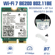 Intel BE200NGW WiFi 7 Card Mạng Không Dây Bluetooth 5.3 NGFF Adapter 802.11AX Cho 2.4G/5G/6GHz Tương
