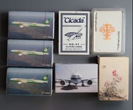長榮Eva Air, 國泰航空 Cathay Pacific Etc 撲克牌 Playing Cards