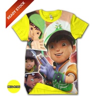 Boboiboy GALAXY SORI Idol T-Shirt New Boboiboy Children 7-powerful Shirt REG-R195