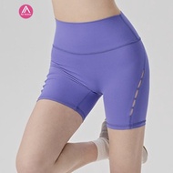 AirActive Yoga Shorts High Waist Hollow Out 4 Inch Tight Sports Shorts for Workout