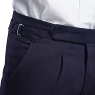 Casual Navy Blue Gurkha Pant
