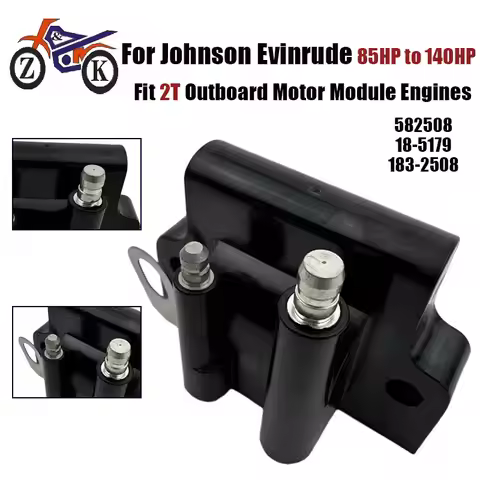 582508 Ignition Coil For Johnson Evinrude 85-144HP 2T Outboard Motor Module Engines Marine Ignition 