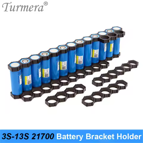 Turmera 10Piece 21700 Battery Holder Bracket 21700 Spacer 3S 4S 5S 6S 10S 13S Assemble for 36V 48V E