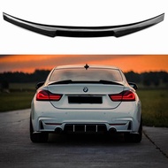 For BMW F36 Spoiler Carbon Fiber And black 4 Series 4 Door Gran Coupe F36 M4 style  Spoiler 2014- UP