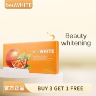 beuWHITE Red Orange Complex Botanical Beverage Mix - With Grapefruit, L - Cystine & Red Orange Extra