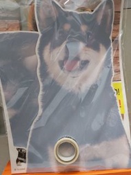 日本直送 FELISSIMO 忠犬SHIBA BLACK貼紙3入組及紙膠帶1入