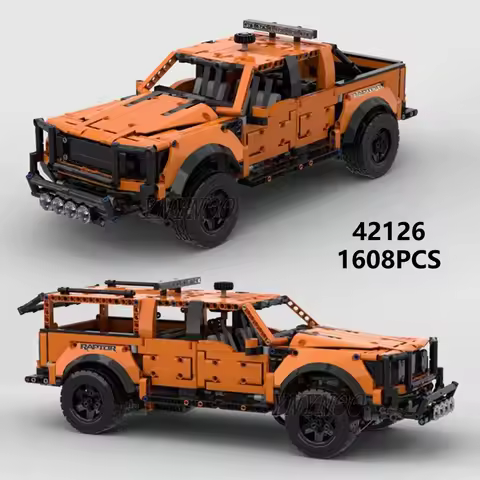 42126 Technical F-150 Raptor Pickup Cars Assembly Model Birthday Gifts 1608Pcs Brick Children's Educ