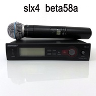 Shure wireless microphone SLX SLX4 BETA58A UHF wireless microphone For stage church family karaoke