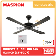 Maspion 52" / 52 Inch / 130 cm Kipas Angin Plafon Industrial / Industri / Kantor 4 Baling + Knob Put