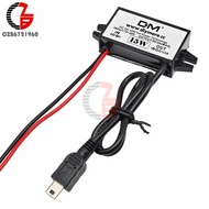 Preorder Mini USB DC-DC 12V to 5V 3A 15W Dual Converter Step Down Power Adapter for Car Over