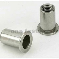 M6 flat rivet nut furniture nut rivet nut rivet screw