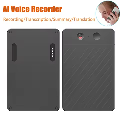 AI Voice Recorder Transcribe & Summarization with ChatGPT Audio Recorder AI Notetaking Device for Le