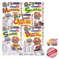 BUKU LATIHAN TINGKATAN 2 KSSM ENGLISH / SEJARAH /  MATEMATIK / BM / SAINS