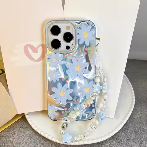 Blue flowers Phone Case For Huawei Honor 200 200LITE X9 X9A X9B X8 X7 X6 X5 X8A X7B X6A X5B X8C Shoc