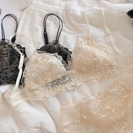 Defasilk | Áo Ngực Push-Up Gợi Cảm Có Cốc Tam Giác Voan Pháp