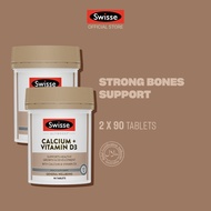 [Twin Pack] Swisse Ultiboost Calcium + Vitamin D 90 Tabs