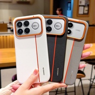 Xiaomi Redmi K90 Ultra / K90 Pro Max / K90 Max / K90 Orange Pattern Leather Case – Orange Metal Came