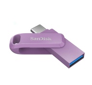 256 GB FLASH DRIVE (แฟลชไดร์ฟ) SANDISK ULTRA DUAL DRIVE GO USB TYPE-C (USB-C & USB-A) (LAVENDER PURP