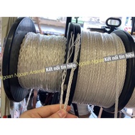 Silver-plated audio wire, imported 4-core, 8-core signal wire. Speaker wire Premium twisted braidedC