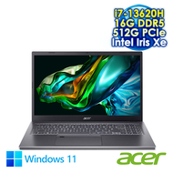 【線材禮包大放送】ACER Aspire 5 A515-58M-74M4 灰 15.6吋筆電 (FHD IPS/Intel i7-13620H/16G DDR5/512G PCIE SSD/WIN 11)