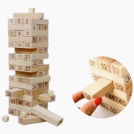 STACKO BLOCKS Wooden Building Blocks Fun Party Game 51 Blocks