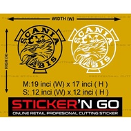 STICKER CUTTING CUSTOM SCANIA LOGO DESIGN