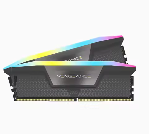 32GB DDR5 RAM Kit: Corsair VENGEANCE RGB 5600MT/s C36 (2x16GB) Dual Channel Desktop Memory