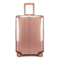 Clear Pvc Luggage Cover With Black Edges Waterproof Extra Thick Plastic 18/20/22/24/26/28/30 Inches 