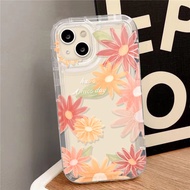 Red Flower Clear Case for Realme C55 C53 C35 C30 C21Y C25Y C20 C15 C11 10 Pro 9i 8i 5 5s 5i Reno 8 7