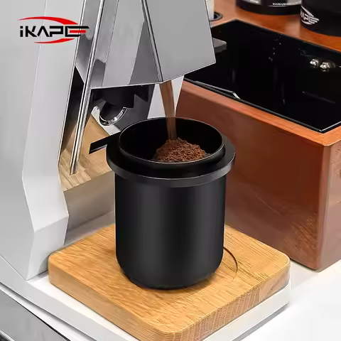 IKAPE Espresso Dosing Cup, Compatible with All the 51-58MM Portafilters, Espresso Coffee Accessory, 