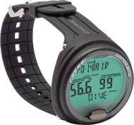 Cressi Scuba Diving Computer for Beginners - 4-Dive Modes: Air • Nitrox • Gauge • Free - Long Battery Life - Strong Backlit Display - Donatello: Made in Italy Black/Silver